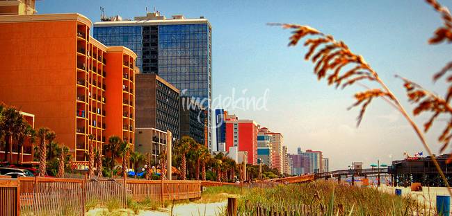 Myrtle Beach Boardwalk Condo Row
